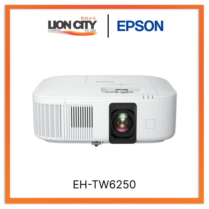 Epson EH-TW6250 Home Theatre 4K PRO-UHD 3LCD Smart Projector