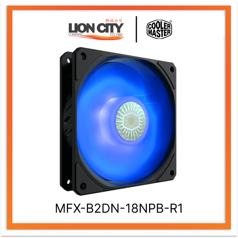 Cooler Master MFX-B2DN-18NPB-R1 CM SICKLEFLOW 120 PWM BLUE FAN (2Y)