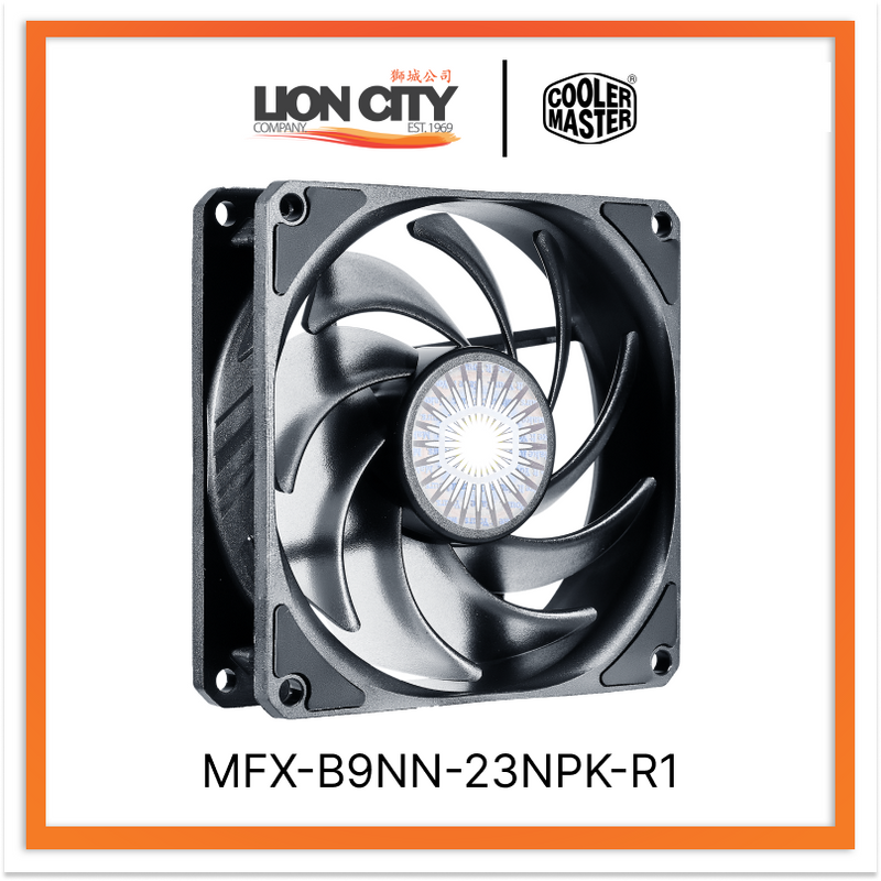 Cooler Master MFX-B9NN-23NPK-R1 CM SICKLEFLOW 92 PWM NON LED FAN (2Y)