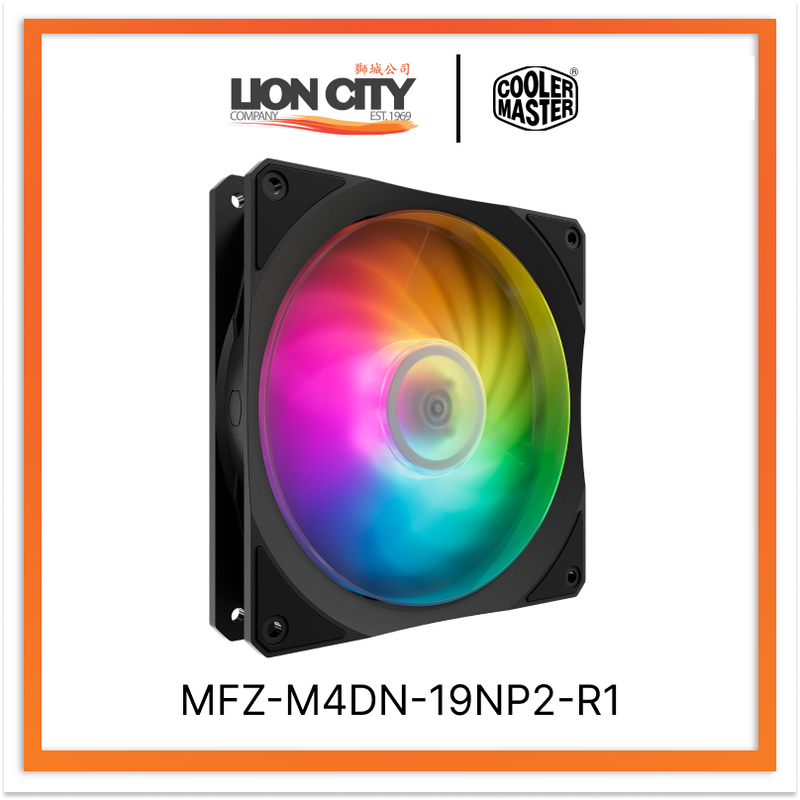 Cooler Master MFZ-M4DN-19NP2-R1 CM Mobius 140P ARGB Ring Blade Fan (5Y) - Lion City Company