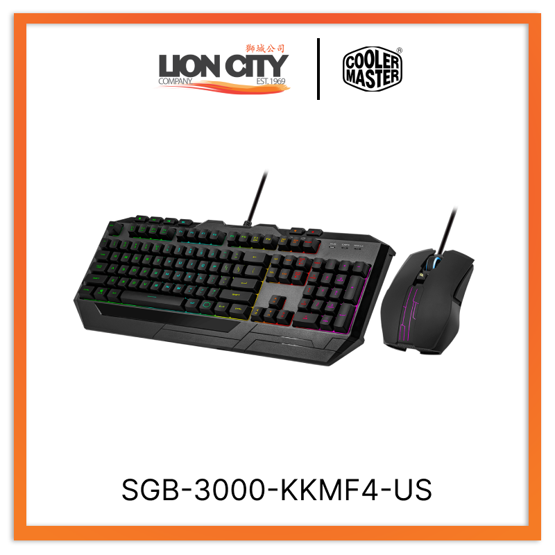Cooler Master SGB-3000-KKMF4-US Cm Devastator Iii Rgb Keyboard Mouse Combo (2y)