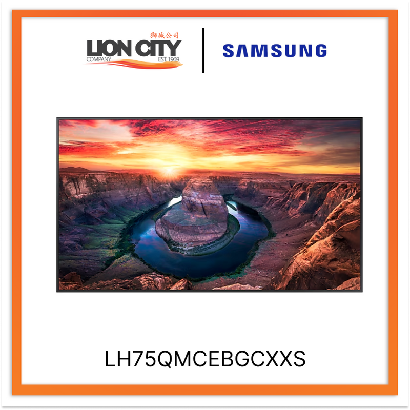 Samsung LH75QMCEBGCXXS QM75C QMC/QMR series | 24/7, 500nit, MagicInfo Built- In