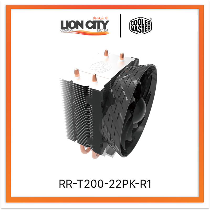Cooler Master RR-T200-22PK-R1 CM HYPER T200 CPU COOLER (2Y) - Lion City Company