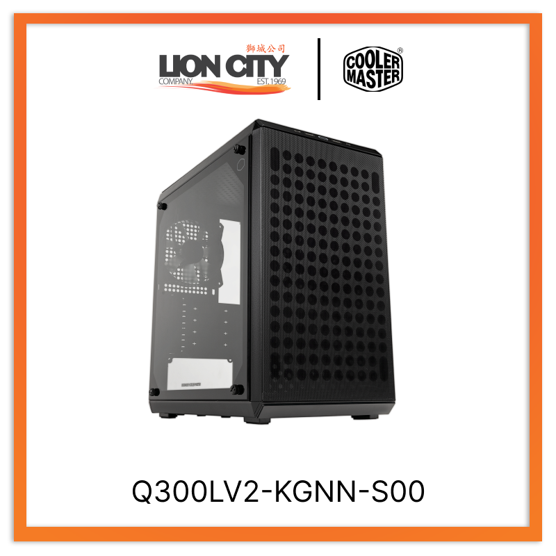 Cooler Master Q300LV2-KGNN-S00 CM MASTERBOX Q300L V2 m-ATX Case