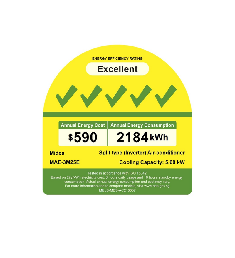 Midea MSEID-09x3 AI Premium Multi Split Series 5 Ticks Installation fee not included