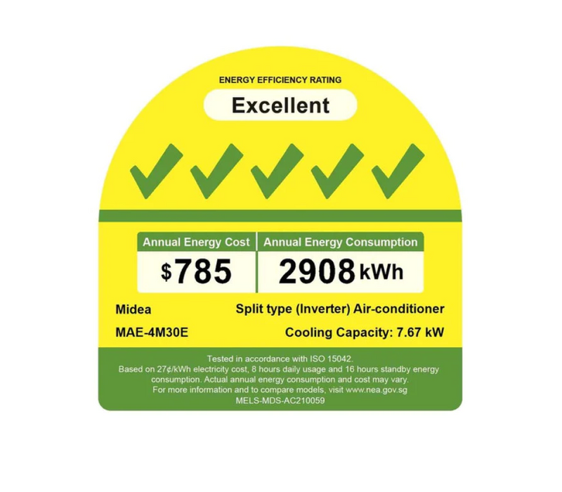 Midea System 3 Aircon (9K X2 + 24K)