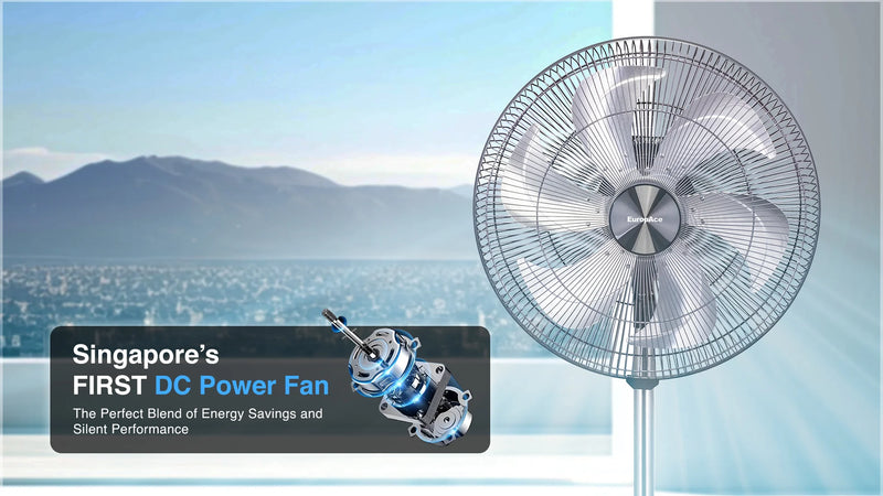 EuropAce EPF7186EDCR 18” DC Power Fan with Remote Control