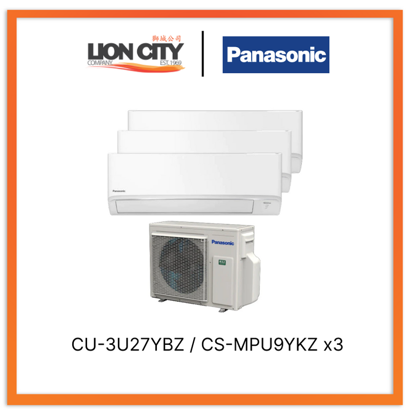 Panasonic U System 3 Aircon (9K X3)