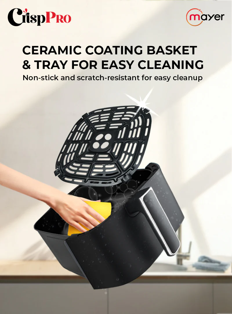 Mayer CrispPRO 4.5L Digital Air Fryer with Ceramic Basket