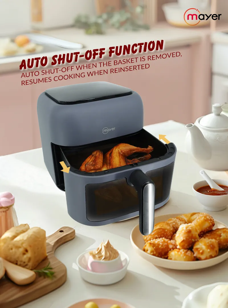 Mayer MMAF650D Ceramic Digital Air Fryer 6.5L Premium Kitchen Appliance