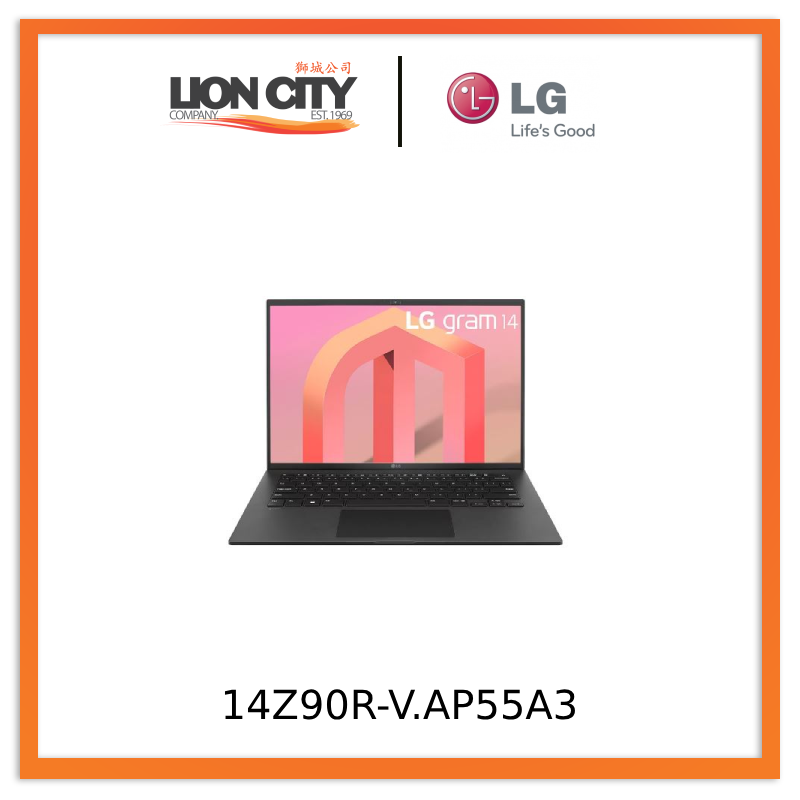 LG gram 14Z90R-V.AP55A3 14.0'' with 13th Gen Intel® Core™ i5 Processor and Anti-Glare IPS Display