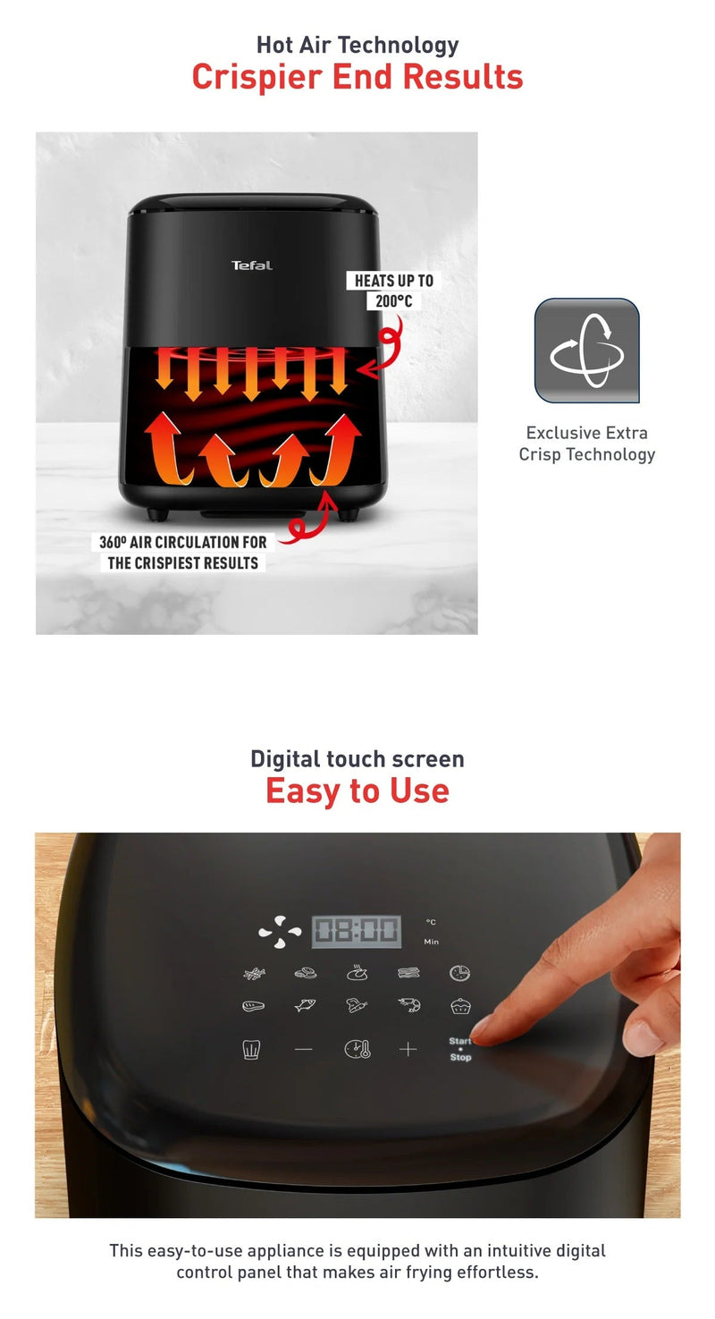 Tefal EY2458 Easy Fry Max 5L Digital Air Fryer