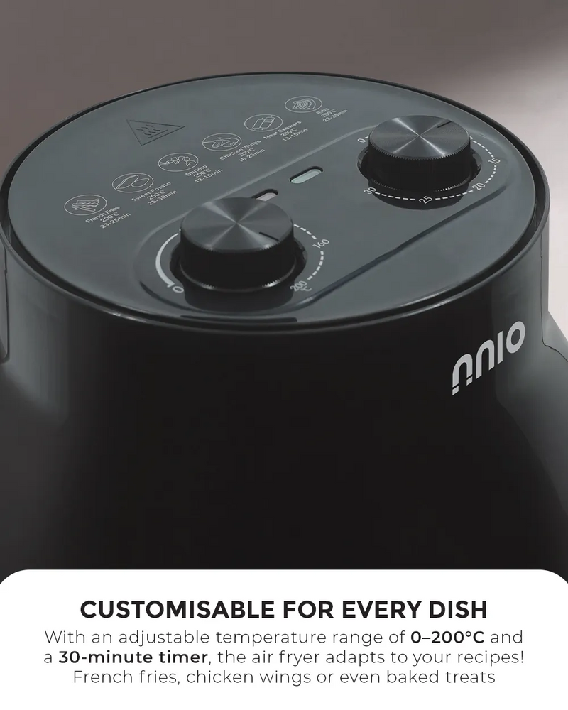 NNIO 4.5L Digital Air Fryer with 1400W Rapid Cooking