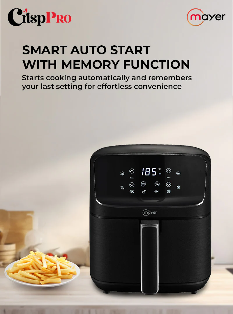 Mayer CrispPRO 4.5L Digital Air Fryer with Ceramic Basket