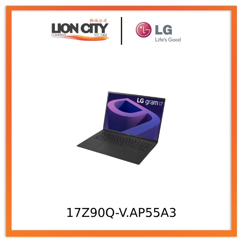 LG 17Z90Q-V.AP55A3 gram 17.0'' with 12th Gen Intel® Core™ i5 Processor and WQXGA (2560 x 1600) Anti-Glare IPS Display