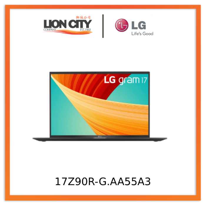 LG 17Z90R-G.AA55A3 gram 17.0" with 13th Gen Intel® Core™ i5 Processor and WQXGA (2560 x 1600) Anti-Glare IPS Display
