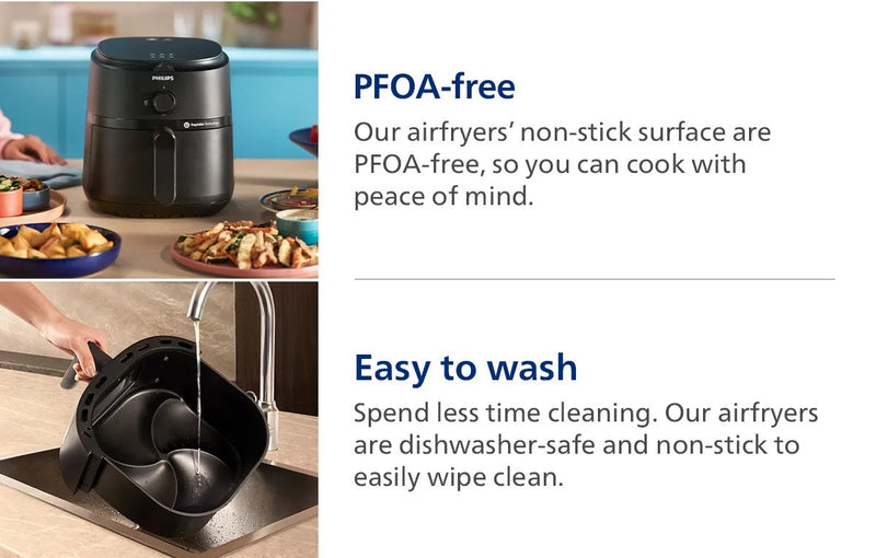 Philips NA120/09 12-in-1 Airfryer 4.2L RapidAir Energy-Efficient SmartApp