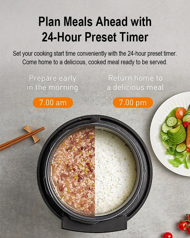 Panasonic 4L Electric Pressure Cooker with 12 Auto Menus