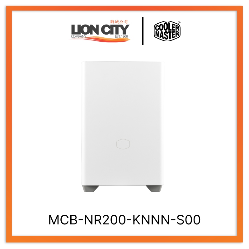 Cooler Master MCB-NR200-WNNN-S00 CM MASTERBOX NR200 SFF m-ITX Case - Lion City Company