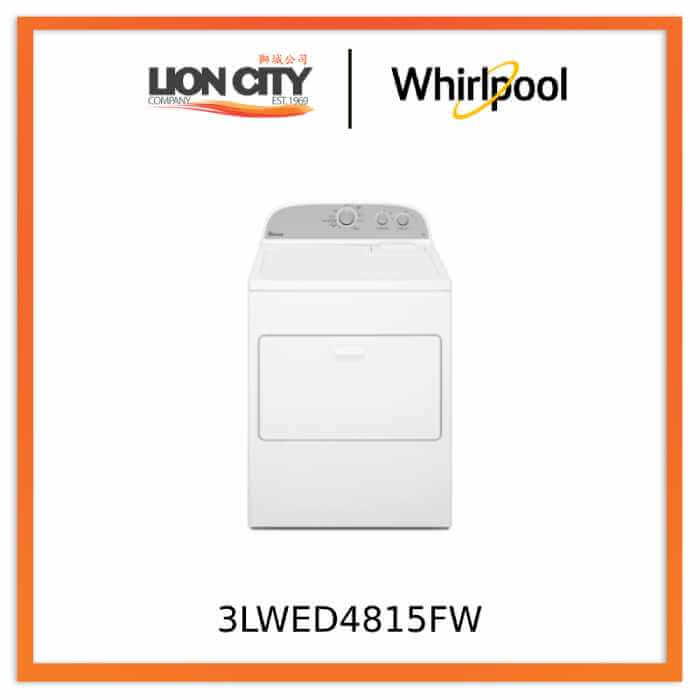Whirlpool 3LWED4815FW US Professional Air-Vented Dryer, 15kg