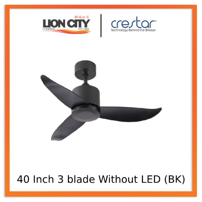 Crestar Valueair 3/5 Blade 40/46/48/55 Inch Ceiling Fan With Led Light and Remote Control