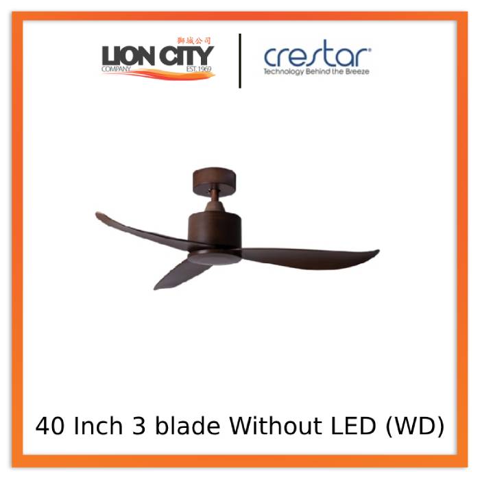Crestar Valueair 3/5 Blade 40/46/48/55 Inch Ceiling Fan With Led Light and Remote Control