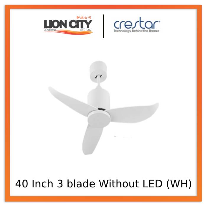 Crestar Valueair 3/5 Blade 40/46/48/55 Inch Ceiling Fan With Led Light and Remote Control
