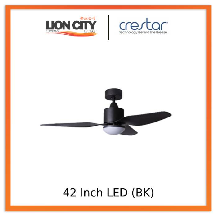 Crestar Ninjaair 3 Blades 42 / 48 Inch Dc Ceiling Fan With Remote Control
