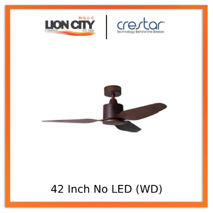 Crestar Ninjaair 3 Blades 42 / 48 Inch Dc Ceiling Fan With Remote Control