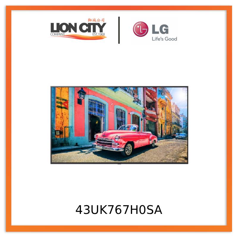 LG 43UK767H0SA 43" QNED Smart TV with Pro:Centric Solutions "Contect for Price"