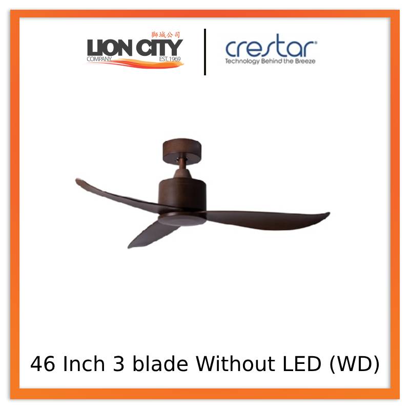 Crestar Valueair 3/5 Blade 40/46/48/55 Inch Ceiling Fan With Led Light and Remote Control