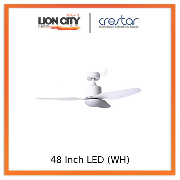 Crestar Ninjaair 3 Blades 42 / 48 Inch Dc Ceiling Fan With Remote Control