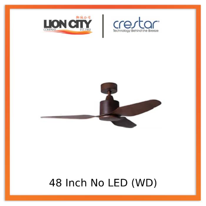 Crestar Ninjaair 3 Blades 42 / 48 Inch Dc Ceiling Fan With Remote Control