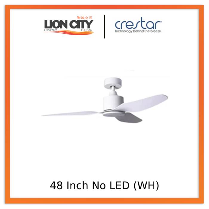 Crestar Ninjaair 3 Blades 42 / 48 Inch Dc Ceiling Fan With Remote Control