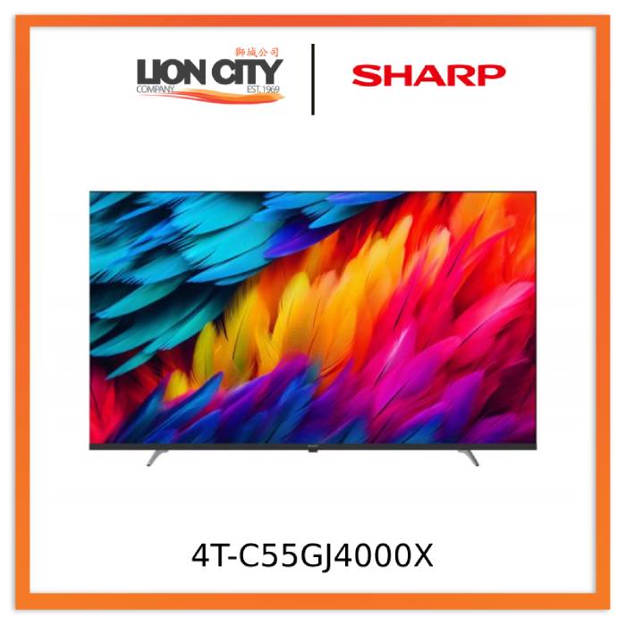 Sharp 4T-C55GJ4000X 55 Inch 4K Easy Smart TV