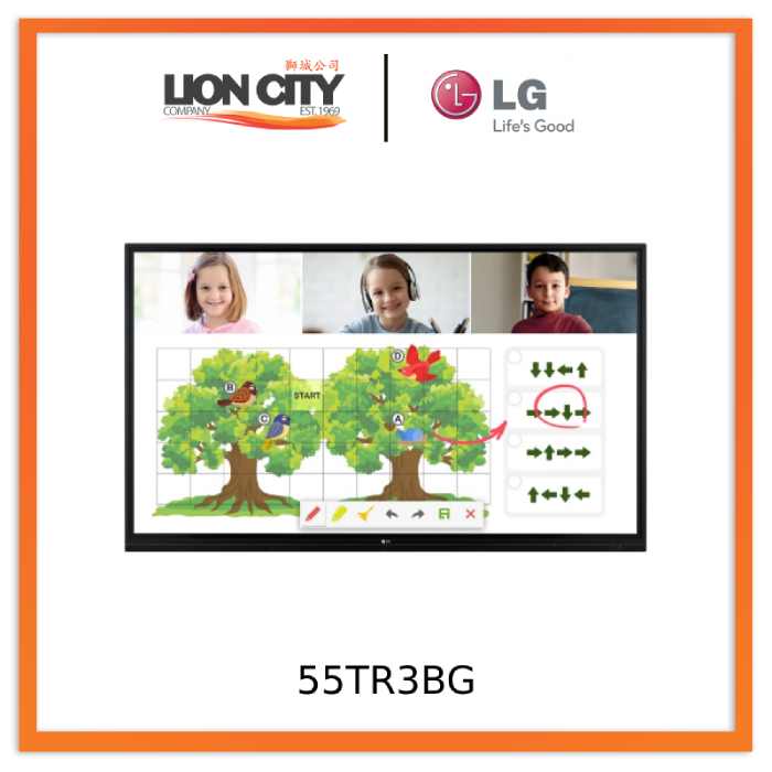 LG 55TR3BG 55" Interactive Digital Board