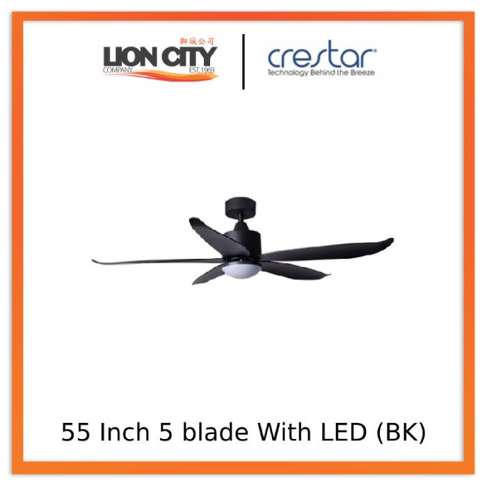 Crestar Valueair 3/5 Blade 40/46/48/55 Inch Ceiling Fan With Led Light and Remote Control