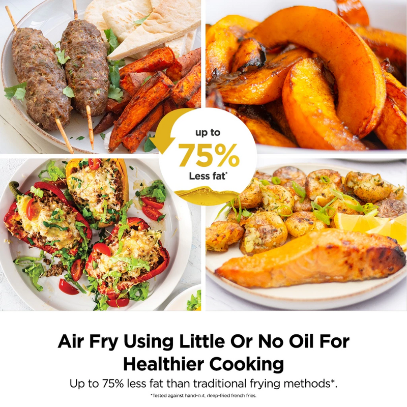 Ninja AF141 Air Fryer Pro 4.7L AirCrisp Technology with 4 Programmable Settings