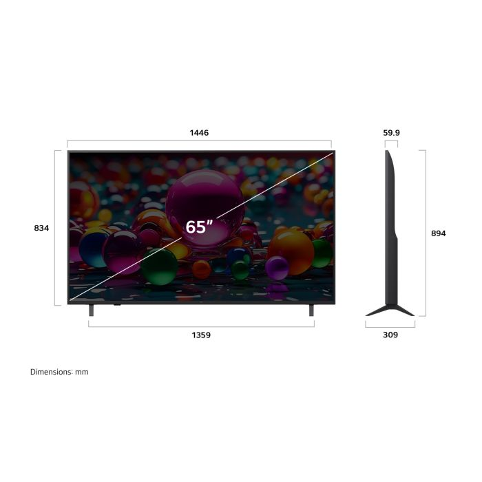 LG 65UA8450PSA 65-inch UHD 4K Smart LED TV with α7 AI Processor Gen8
