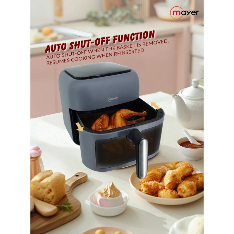 Mayer MMAF650D Ceramic Digital Air Fryer 6.5L Premium Kitchen Appliance