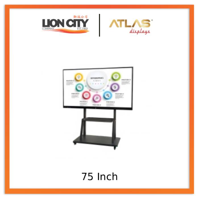Atlas 75" Interactive Whiteboard