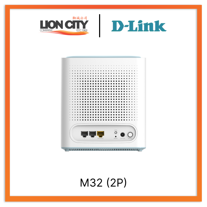 D-LINK M32 (2P) AX3200 Eagle Pro AI Mesh Router "PRE-ORDER ONLY"