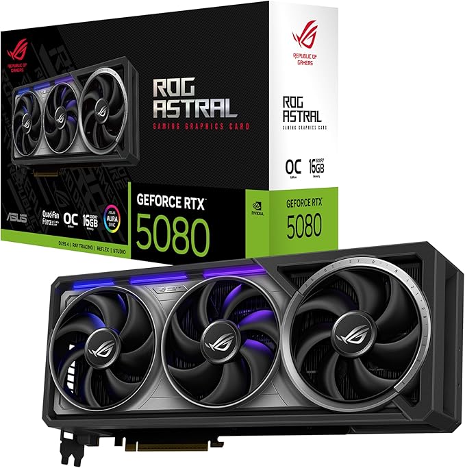 ASUS ROG GeForce RTX 5080 Gaming Card