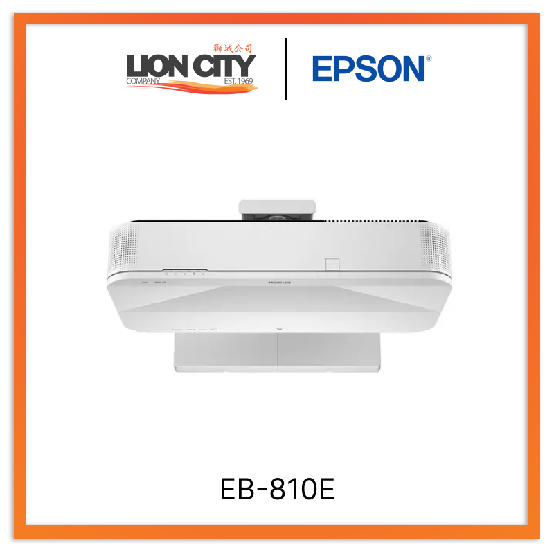 EPSON EB-810E Laser UST - 5,000 lm Ultra Short Throw