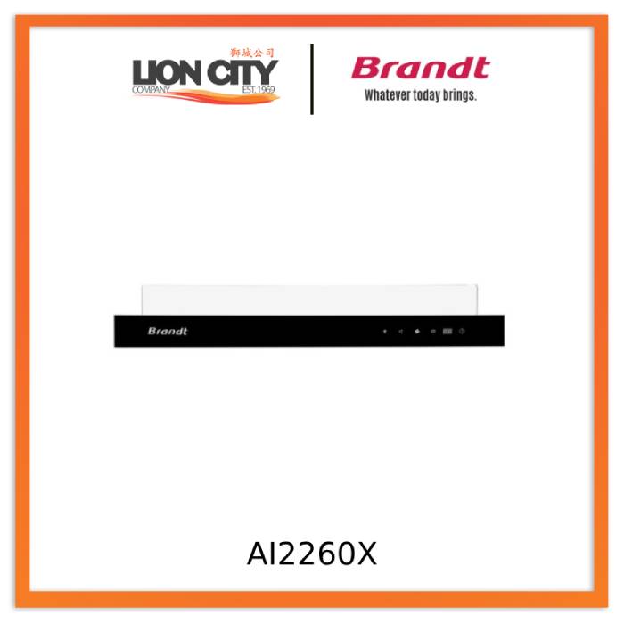 Brandt AI2260X - Stainless Steel Integrated Hood
