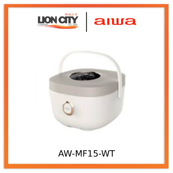 AIWA AW-MF15-WT Multi-Functional Rice Cooker
