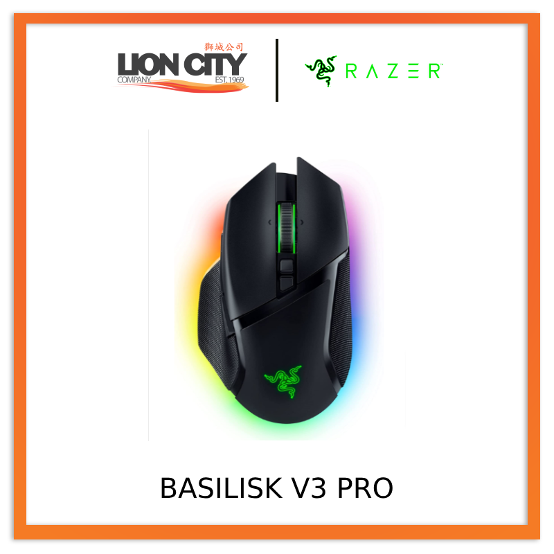 Razer BASILISK V3 PRO Ergonomic Wireless Gaming Mouse