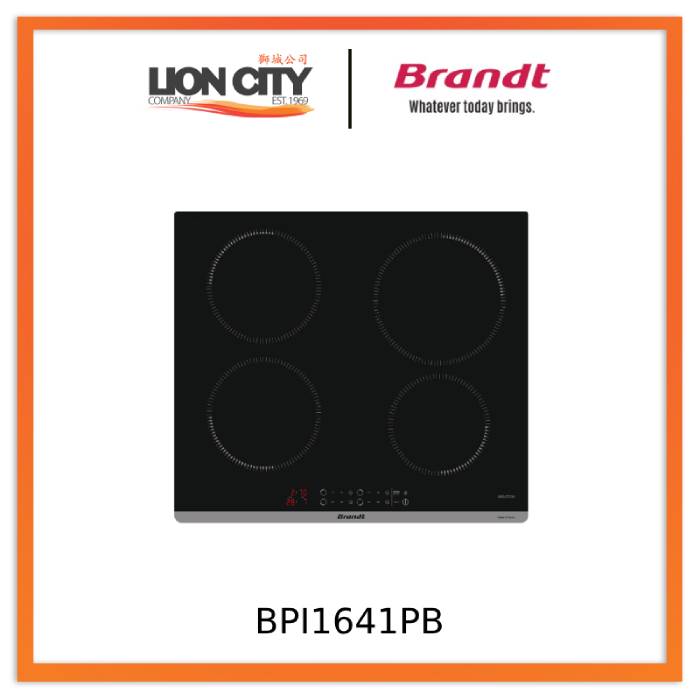 Brandt BPI1641PB Induction Hob