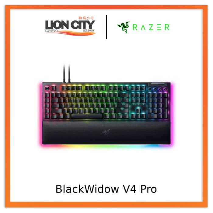 Razer BlackWidow V4 Pro - Mechanical Gaming Keyboard