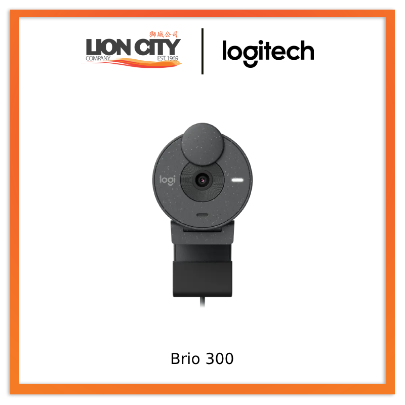 Logitech Brio 300 Full HD Webcam